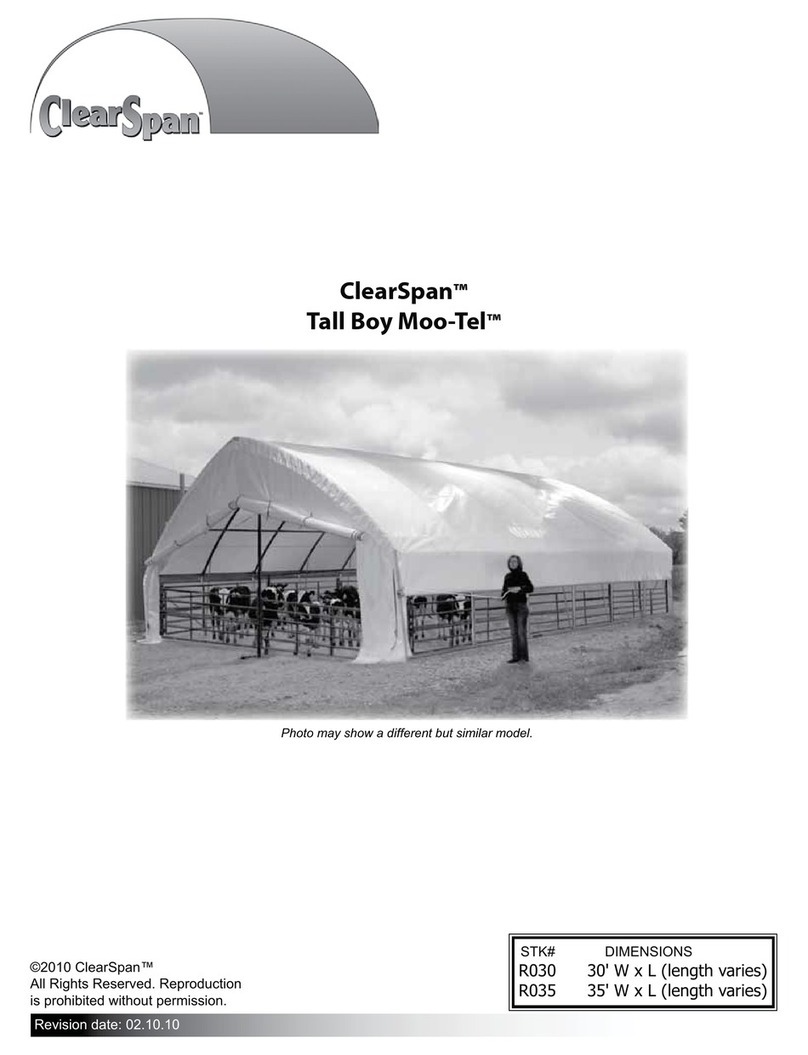 ClearSpan Tall Boy Moo-Tel User manual ClearSpan Tall Boy Moo-Tel User manual