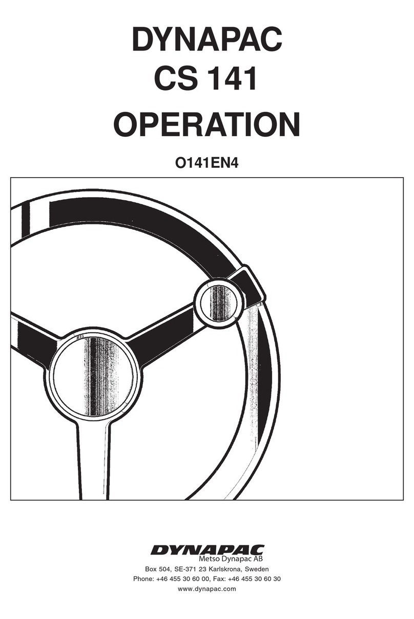 Dynapac CS 141 Operation manual