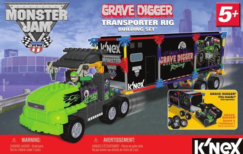 KNEX Monster Jam GRAVE DIGGER TRANSPORTER RIG BUILDING... User manual KNEX Monster Jam GRAVE DIGGER TRANSPORTER RIG BUILDING... User manual