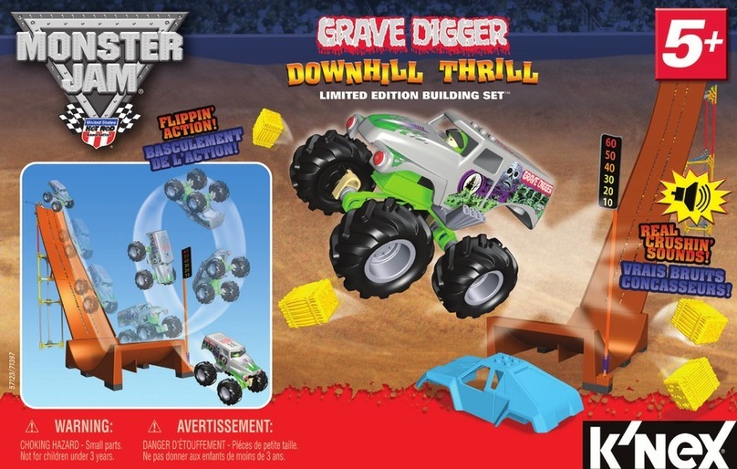 KNEX Monster Jam GRAVE DIGGER DOWNHILL THRILL LIMITED EDITION BUILDING... User manual KNEX Monster Jam GRAVE DIGGER DOWNHILL THRILL LIMITED EDITION BUILDING... User manual