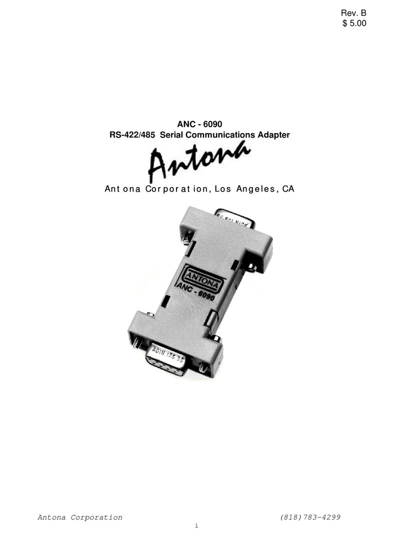 Antona ANC-6090 user manual