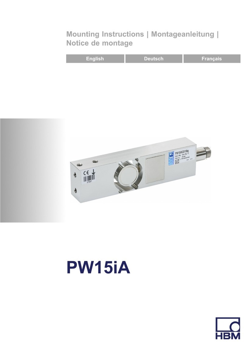 HBM PW15iA Mounting instructions