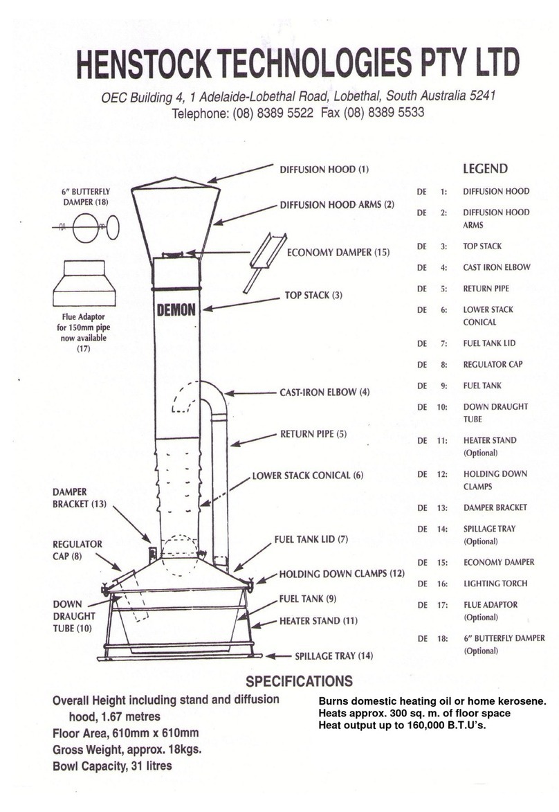 Henstock Technologies Demon Instructions for assembly
