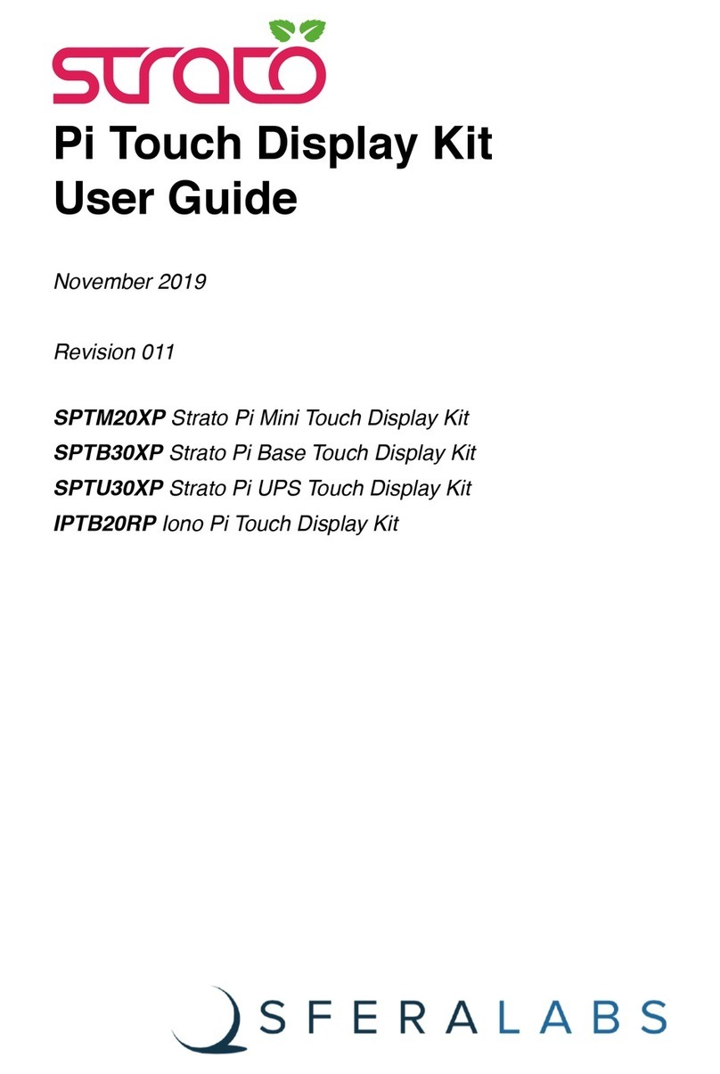Sferalabs Strato Pi Mini Touch User manual