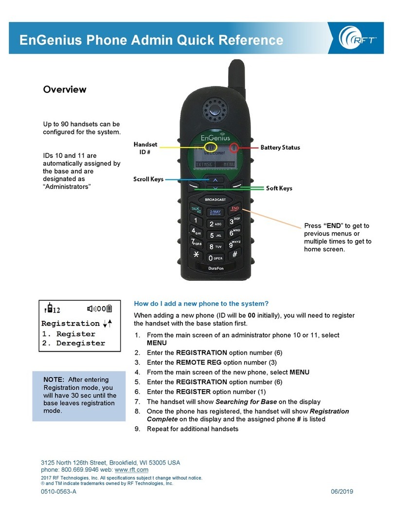 Rf-t EnGenius quick reference