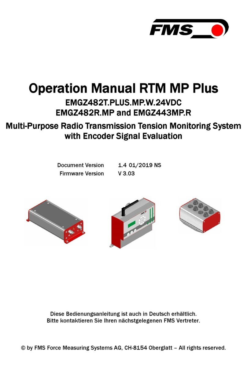FMS RTM MP Plus EMGZ482T.PLUS.MP.W.24VDC Operation manual