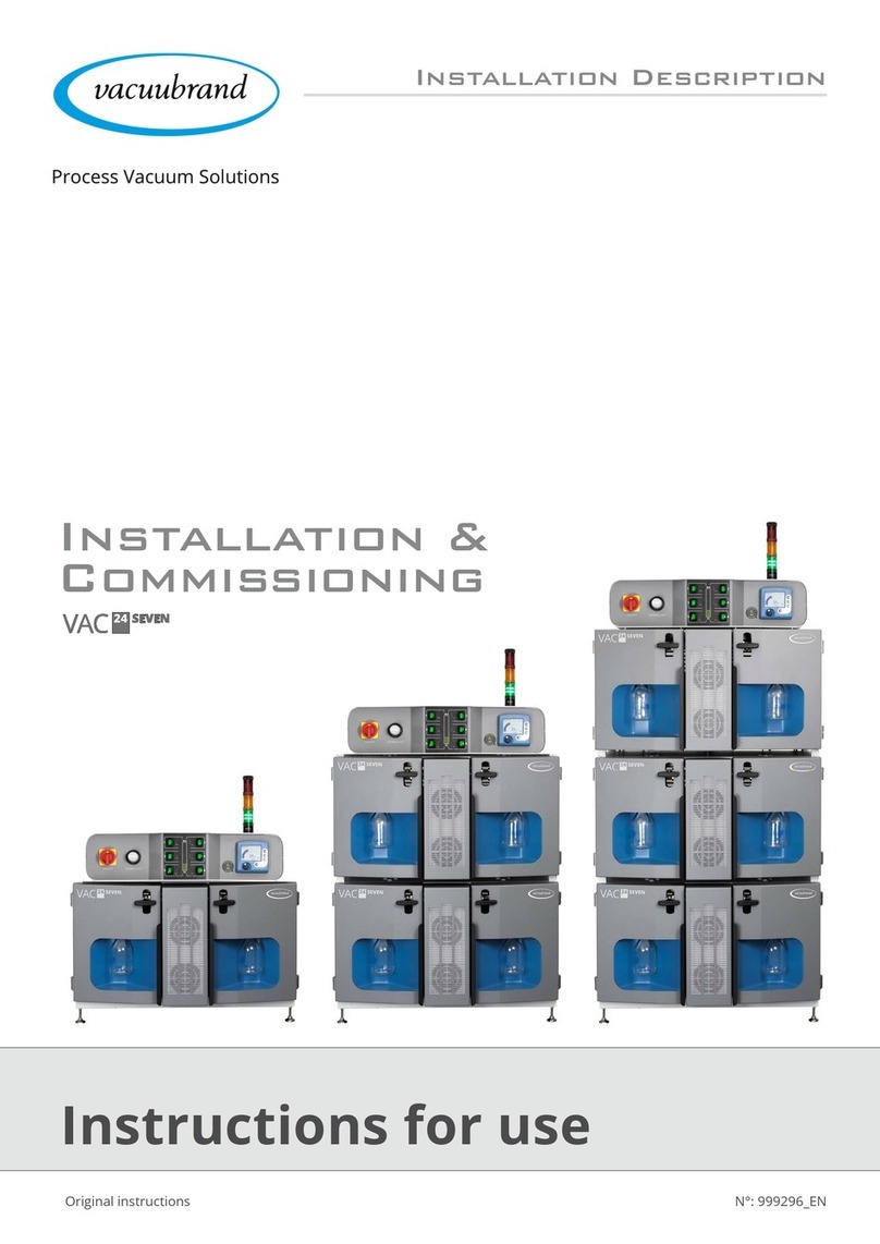vacuubrand VAC 24seven Instructions for use