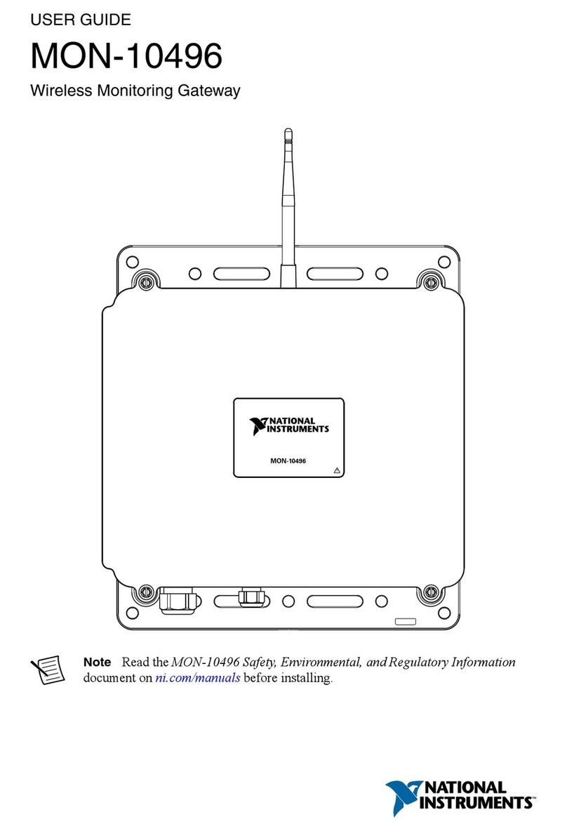 National Instruments MON-10496 User manual National Instruments MON-10496 User manual