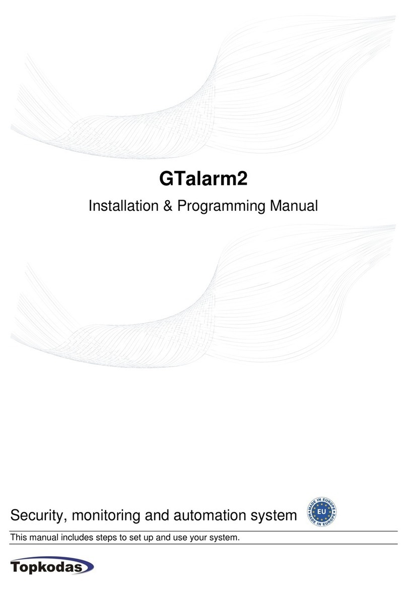 Topkodas GTalarm2 Installation & programming manual