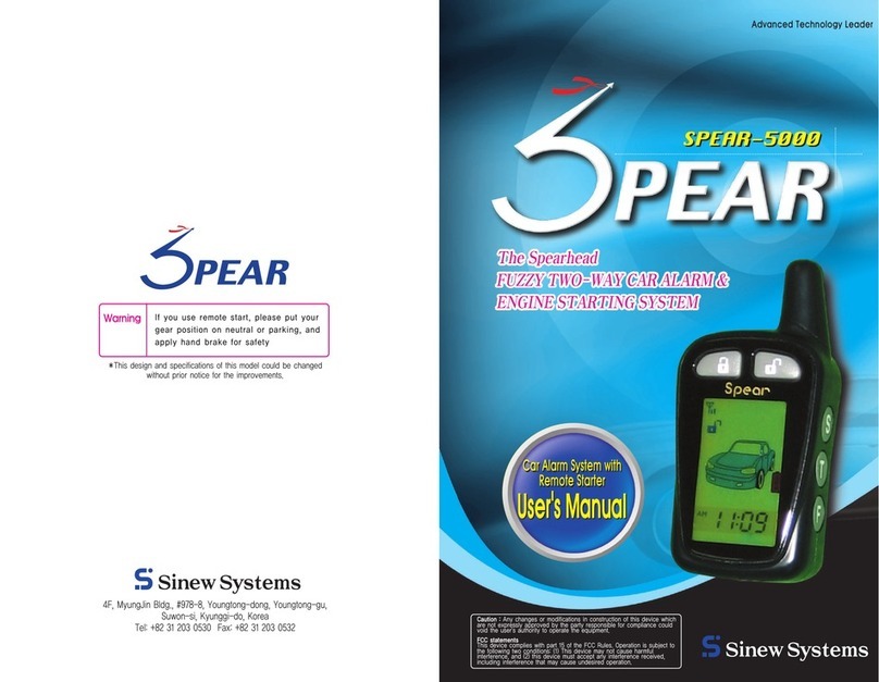 Sinew Systems Spear-5000 user manual