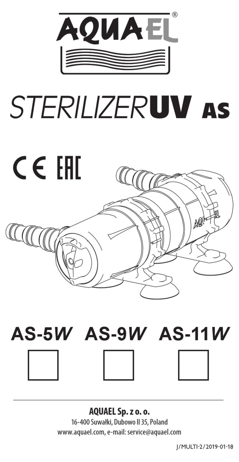 AQUA EL STERILIZERUV AS-5W manual