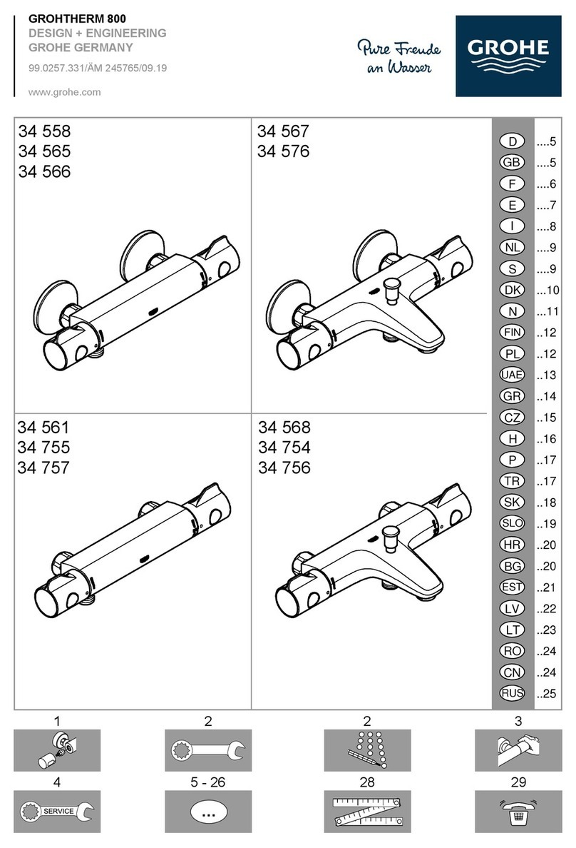 Grohe 34 558 manual