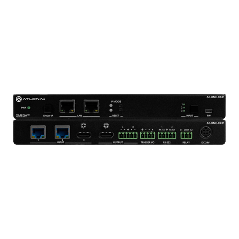 Panduit Atlona AT-OME-RX31 installation guide