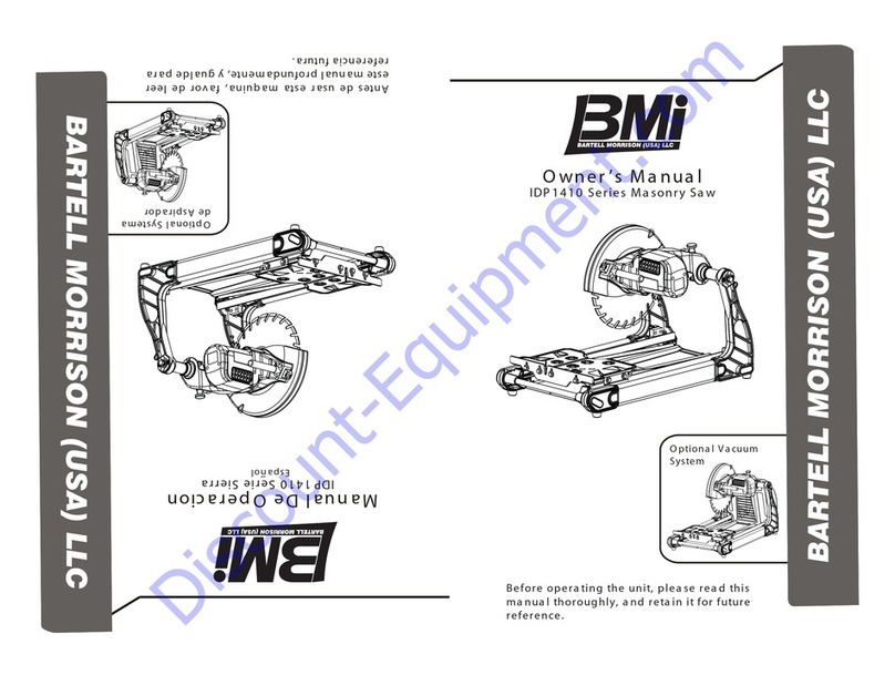 BMI IDP 1410 Series owner's manual