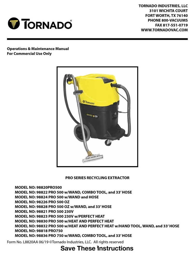 Tornado PRO Series Operation & maintenance manual