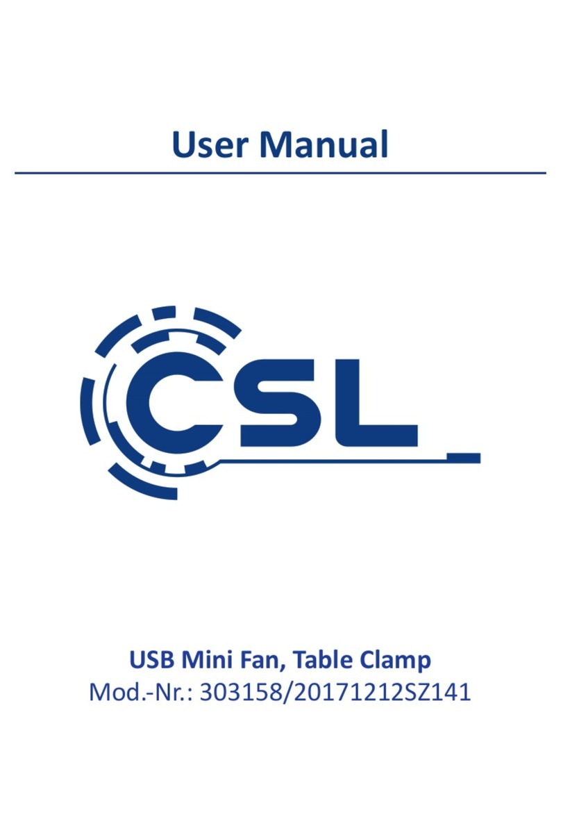 CSL 303158 user manual CSL 303158 user manual