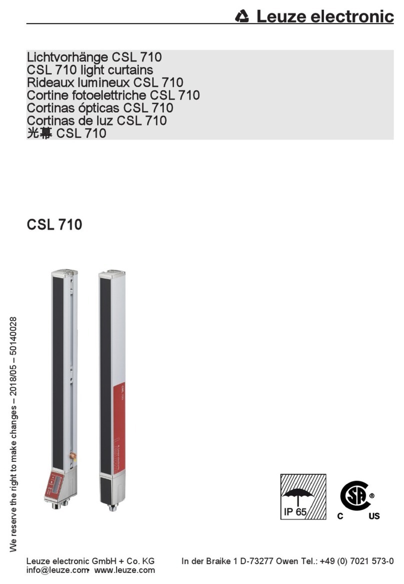 Leuze CSL 710 manual