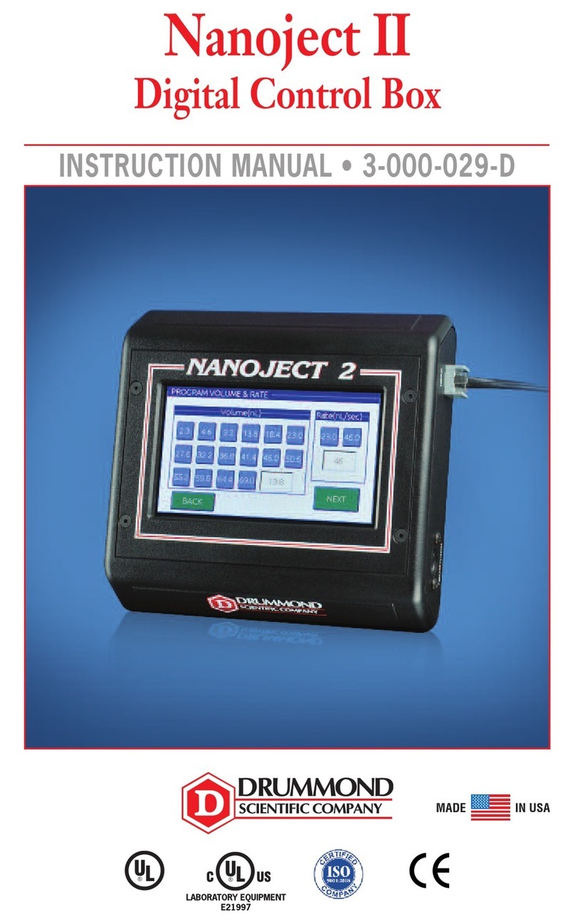 Drummond Nanoject II instruction manual