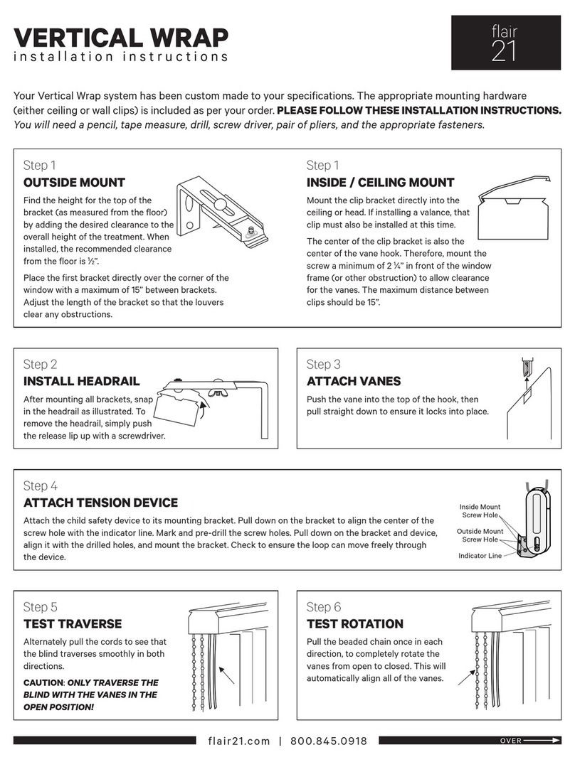 flair21 VERTICAL WRAP User manual