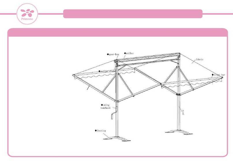 Primrose Double Sided Awning instructions