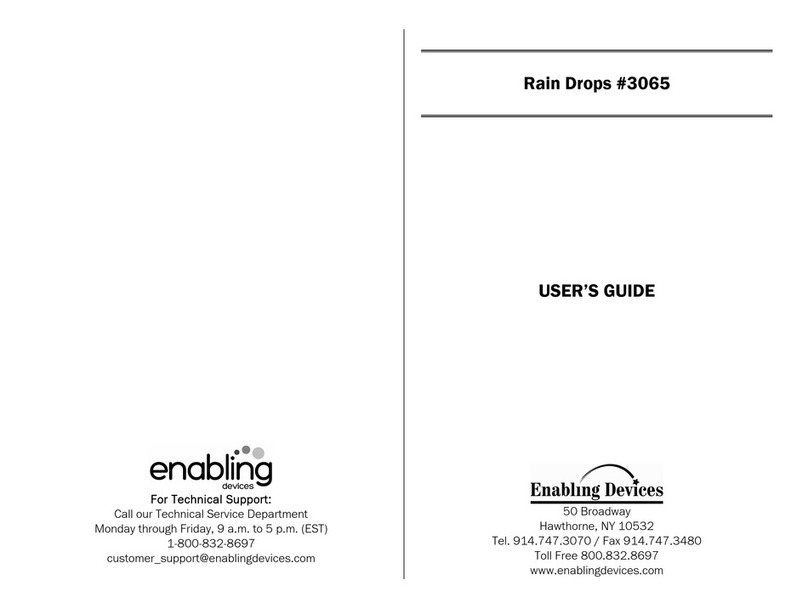 Enabling Devices Rain Drops 3065 User manual