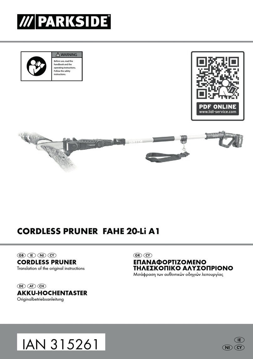 Parkside FAHE 20-Li A1 Translation of the original instructions