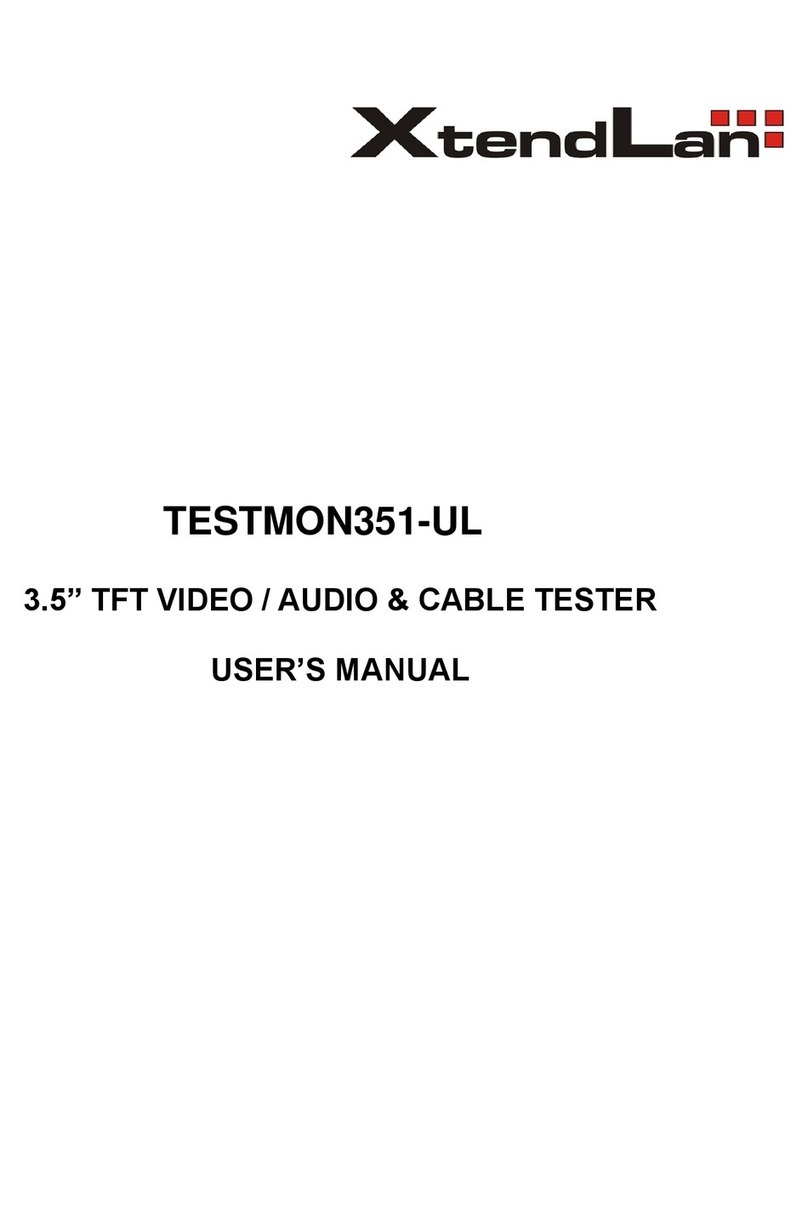 XtendLan TESTMON351-UL user manual