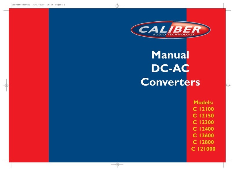 Caliber C 12100 manual