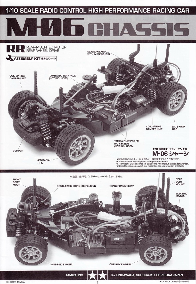 Tamiya M-06S User manual Tamiya M-06S User manual