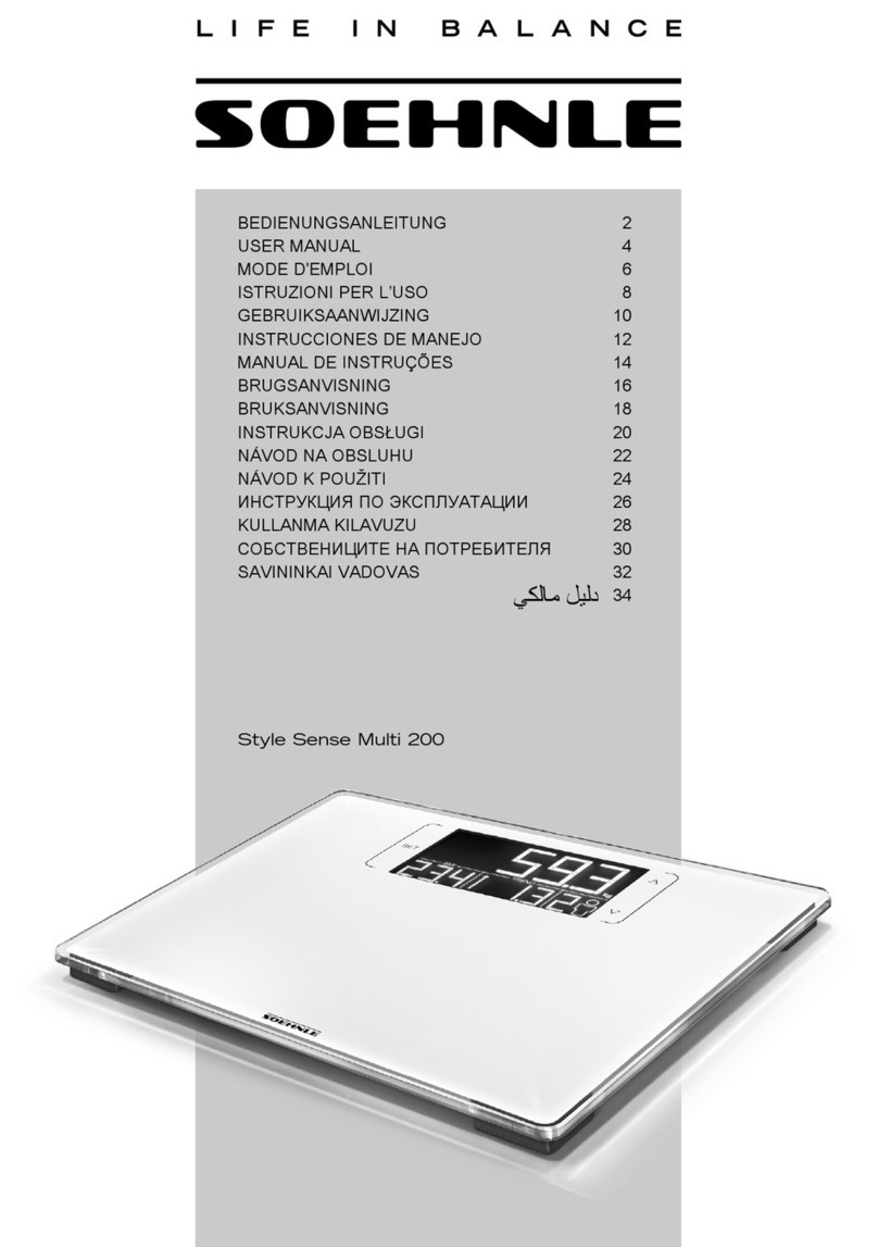 Soehnle Style Sense Multi 200 User manual
