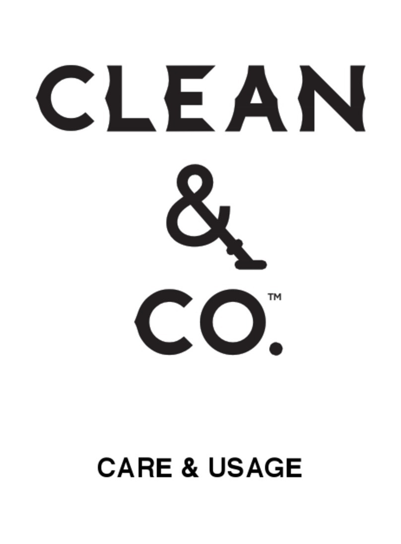 Clean & Co VCC888PL Care & usage