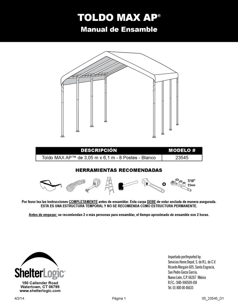 ShelterLogic MAX AP 23545 User manual
