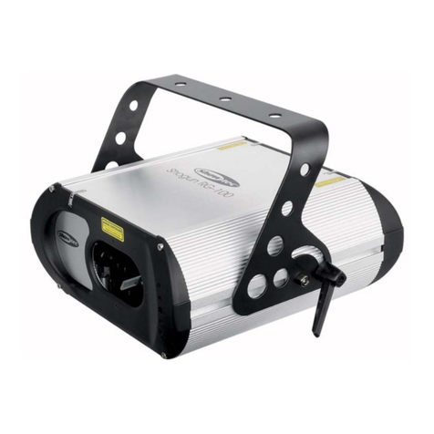 Show Tec Shogun DJ RG-100 User manual