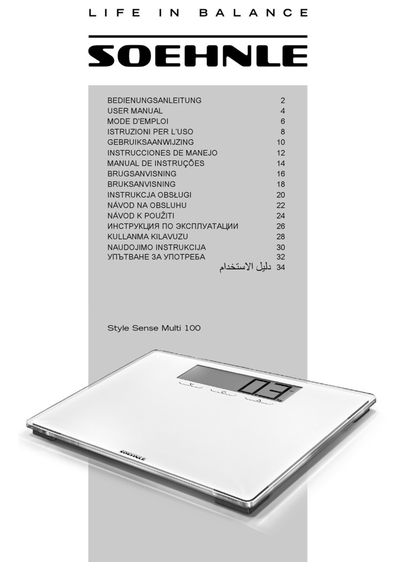 Soehnle Style Sense Multi 100 User manual