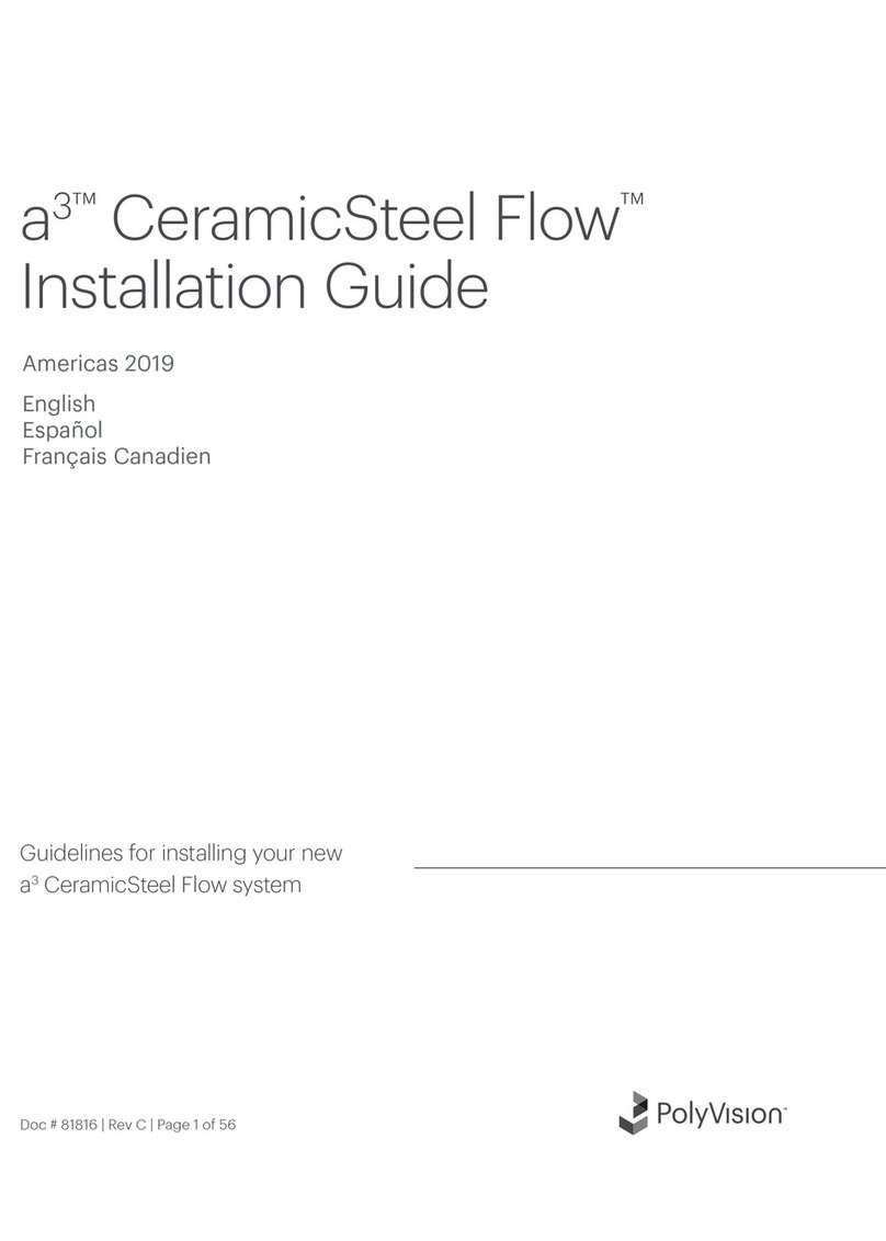 PolyVision a3 CeramicSteel Flow User manual PolyVision a3 CeramicSteel Flow User manual