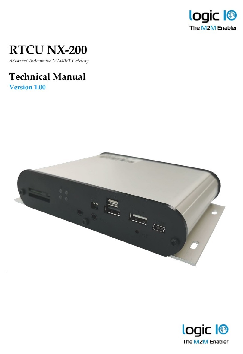 Logic IO RTCU NX-200 Technical manual