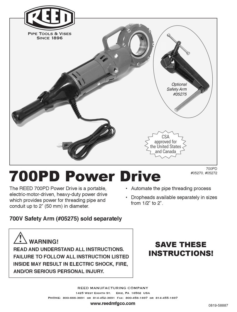 REED 700PD Power Drive User manual