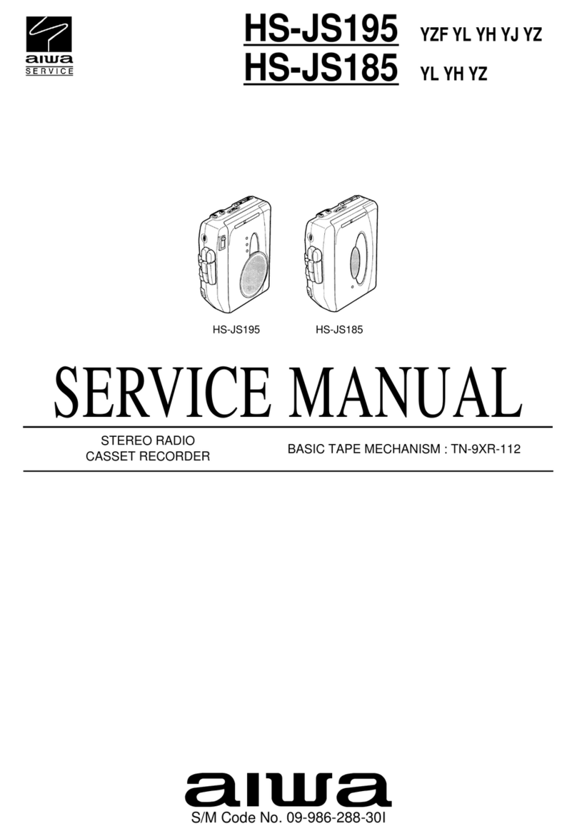 Aiwa HS-JS185 User manual