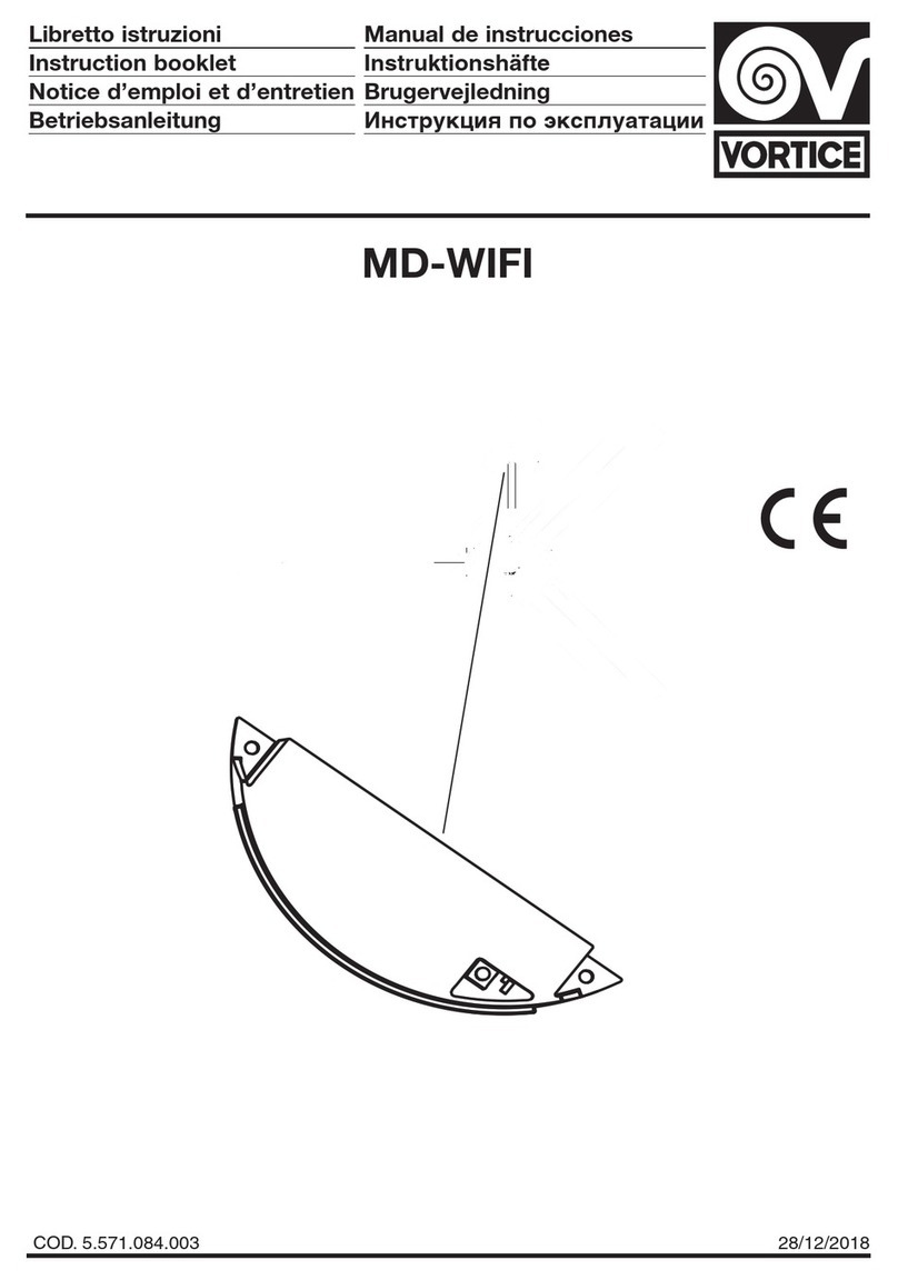 Vortice MD-WIFI Instruction booklet