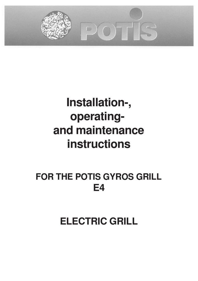 Potis E4 Installation, operating and maintenance instructions