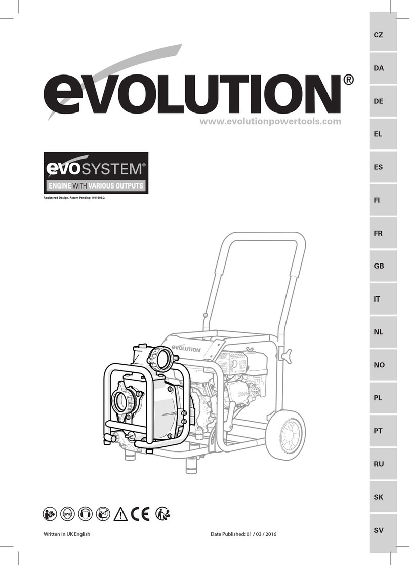 Evolution DWP1000 Original manual