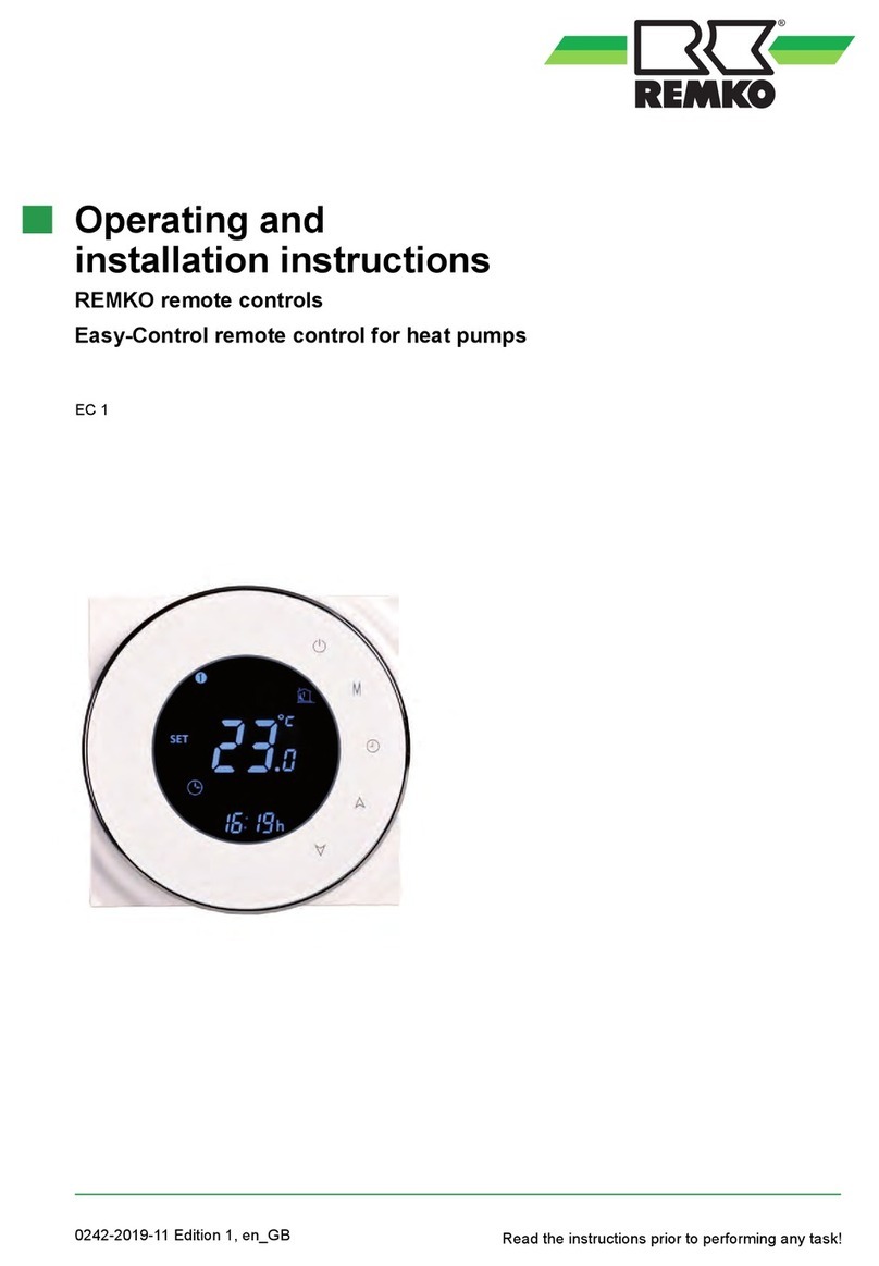 REMKO Easy-Control EC1 User manual