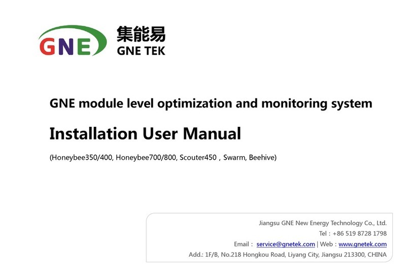 GNE Honeybee350 Installation & user manual