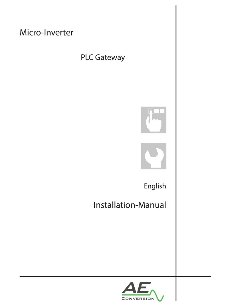 AE Conversion PLC Gateway installation manual