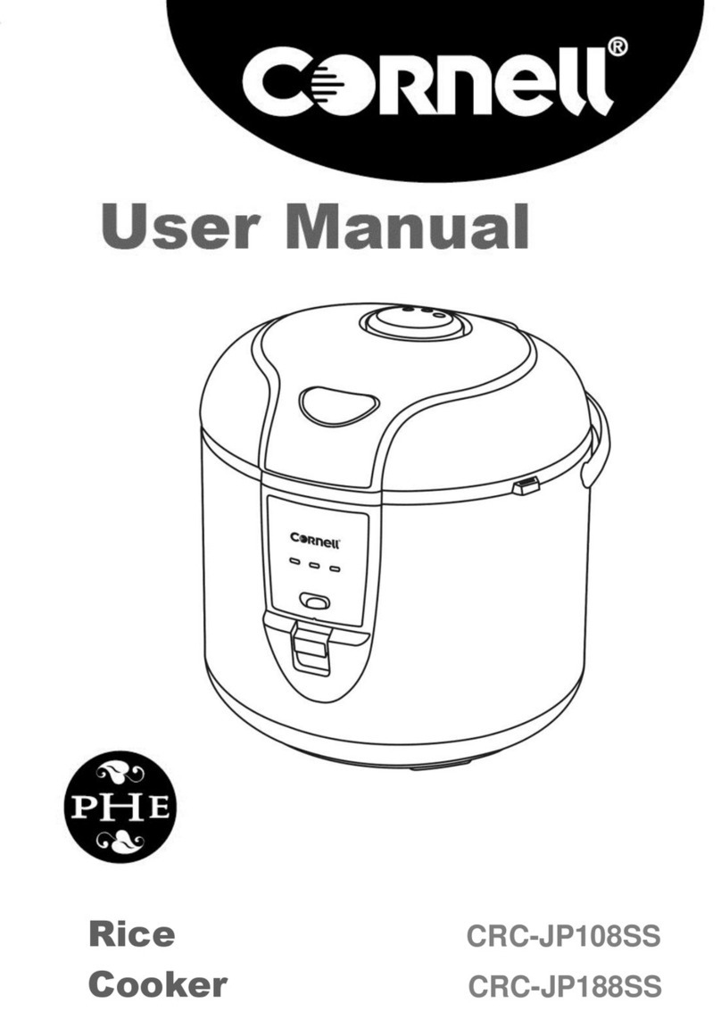 Cornell CRC-JP108SS User manual
