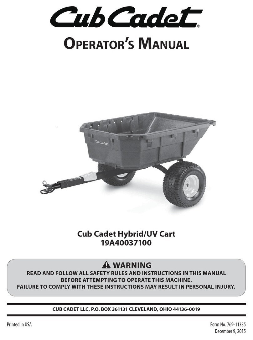 Cub Cadet 19A40037100 User manual Cub Cadet 19A40037100 User manual