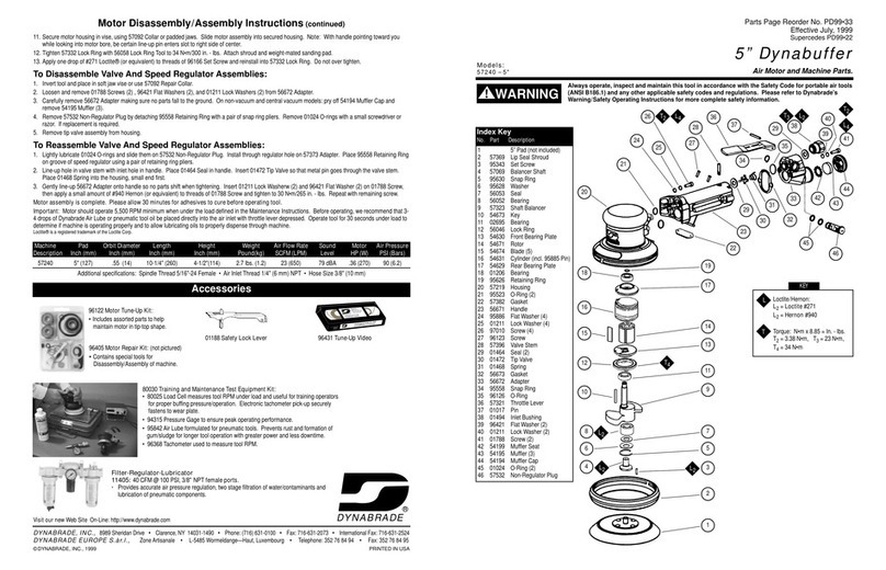 Dynabrade 57240 instructions