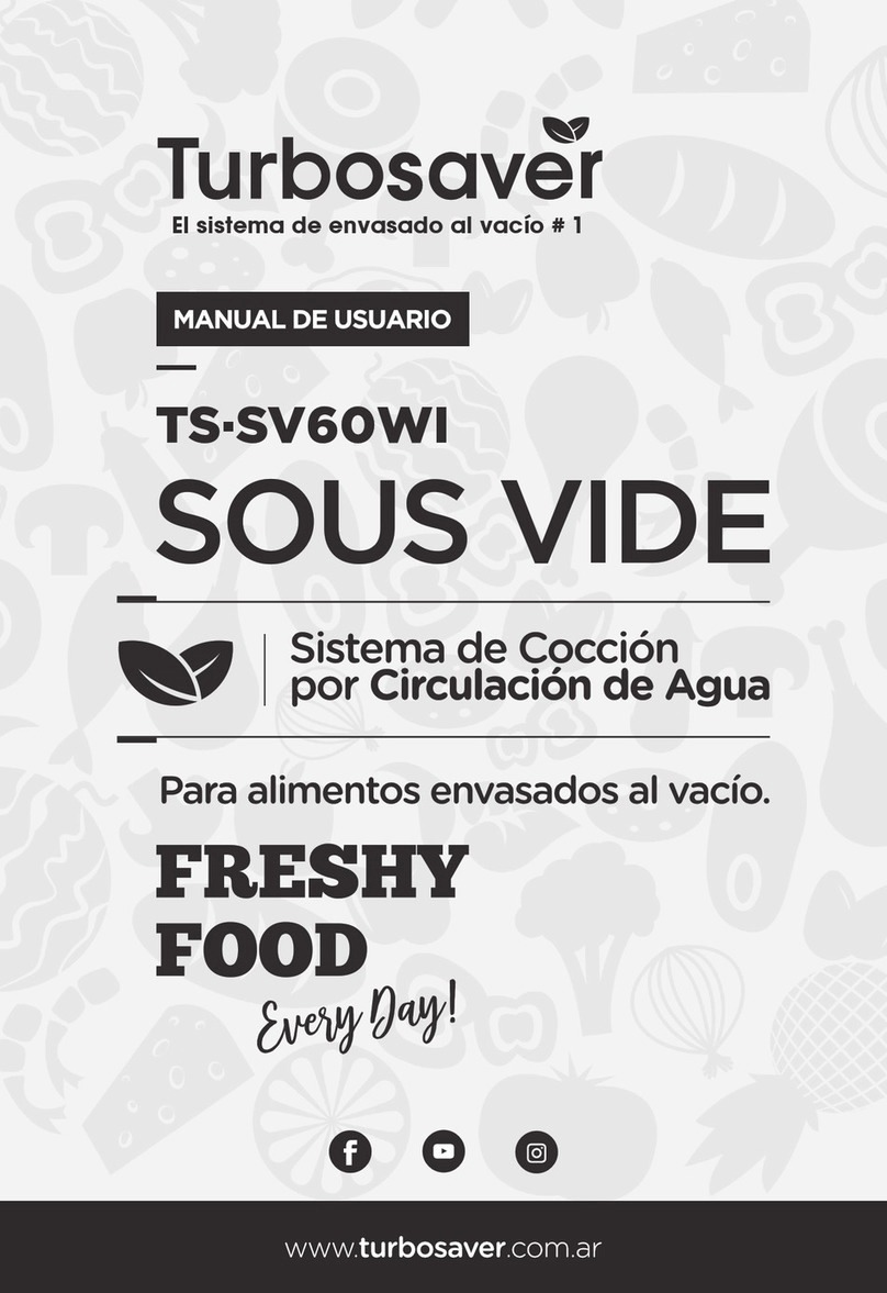 Turbosaver Sous Vide TS-SV60WI user manual