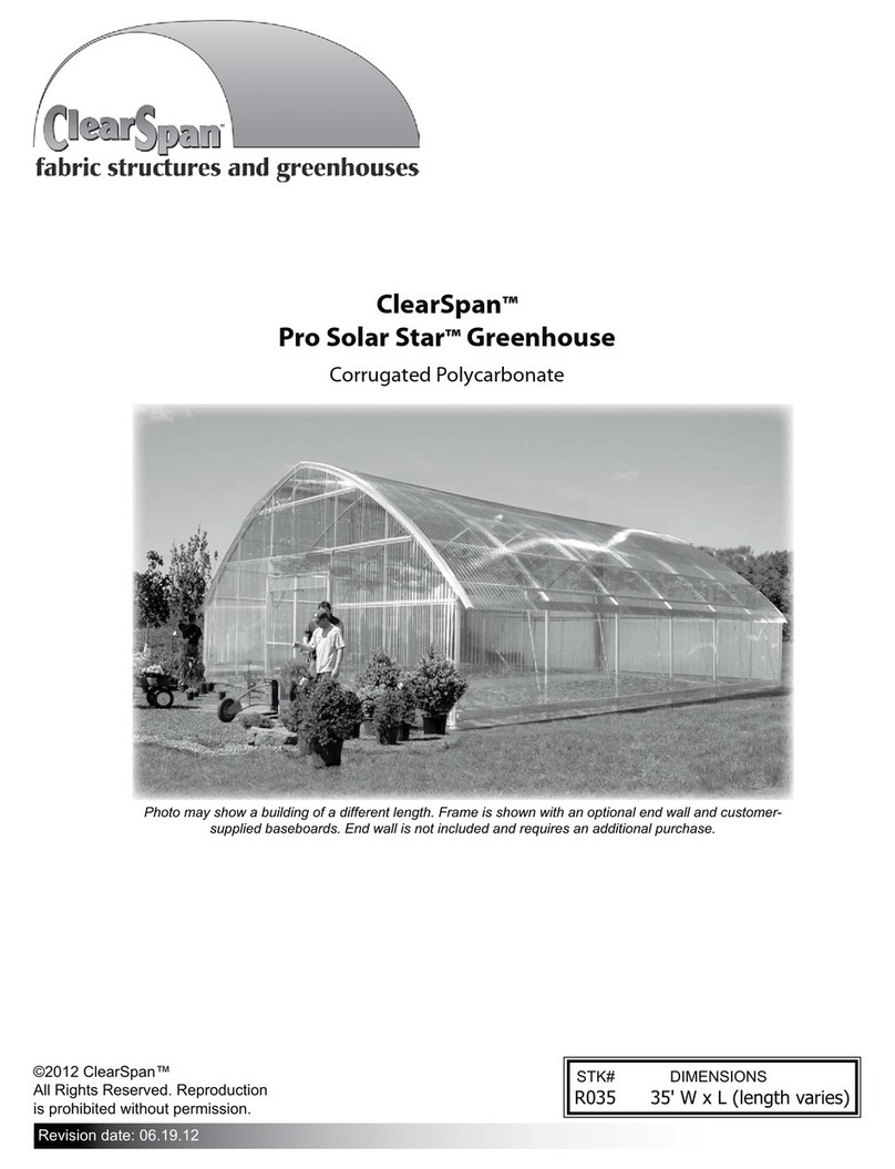 ClearSpan Pro Solar Star R035 manual