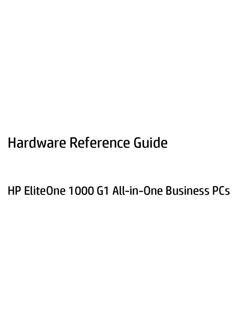 HP EliteOne 1000 G1 Operating and maintenance manual